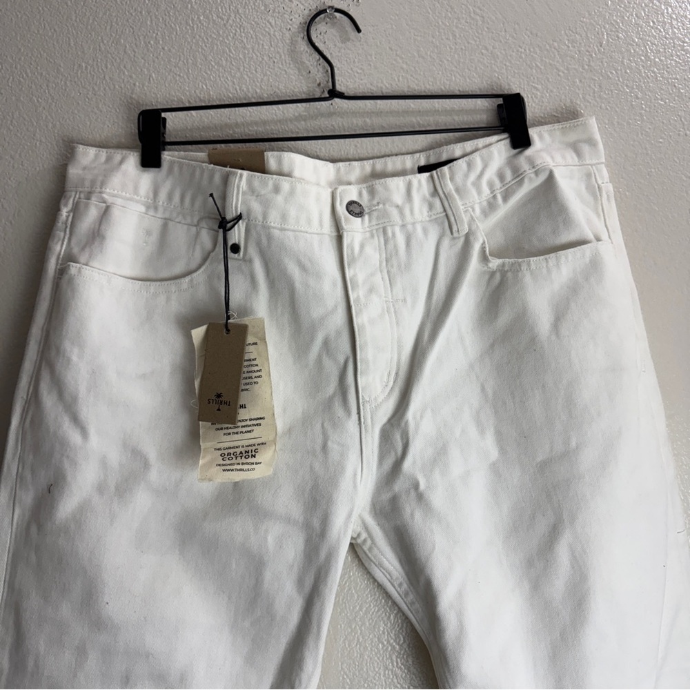 Thrills Chopped Denim Jeans Pants Size 38 - Picture 2 of 9